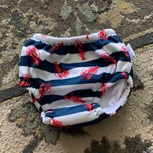 Bee diaper swimming cover 12 M Red White Blue lobsters 🦞 50UV P…